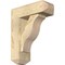 Ekena Millwork Funston Craftsman Rough Sawn Bracket w/ Offset Brace, Douglas Fir, 6"W x 16"D x 20"H BKT0604X16X20FST04RDF - alternate 1